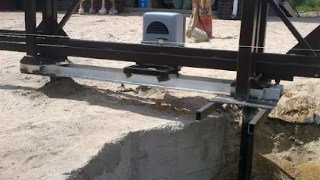 Купить сваи для ворот в Карталы. Заказать ворота на сваях под ключ от 21866 руб
